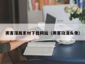 肇东黑客漫画素材下载网站（黑客动漫头像）